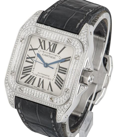 cartier santos links for sale|cartier santos 100 diamond price.